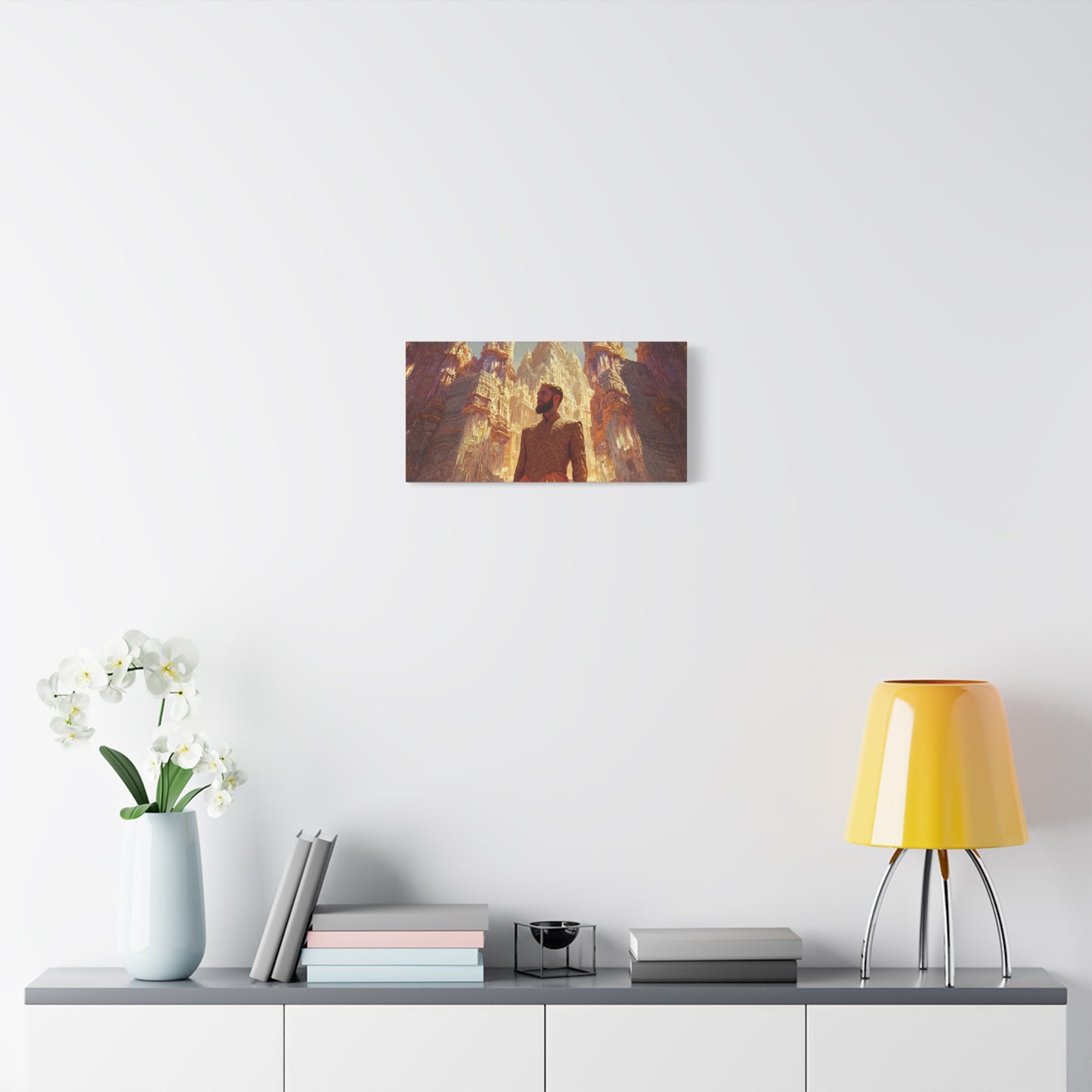 Golden Solitude Canvas Print