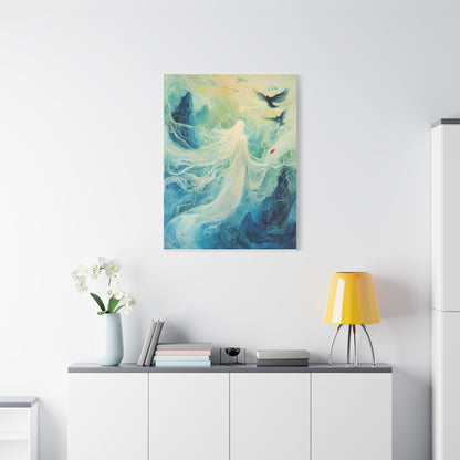 The Whispering Veil Canvas Print