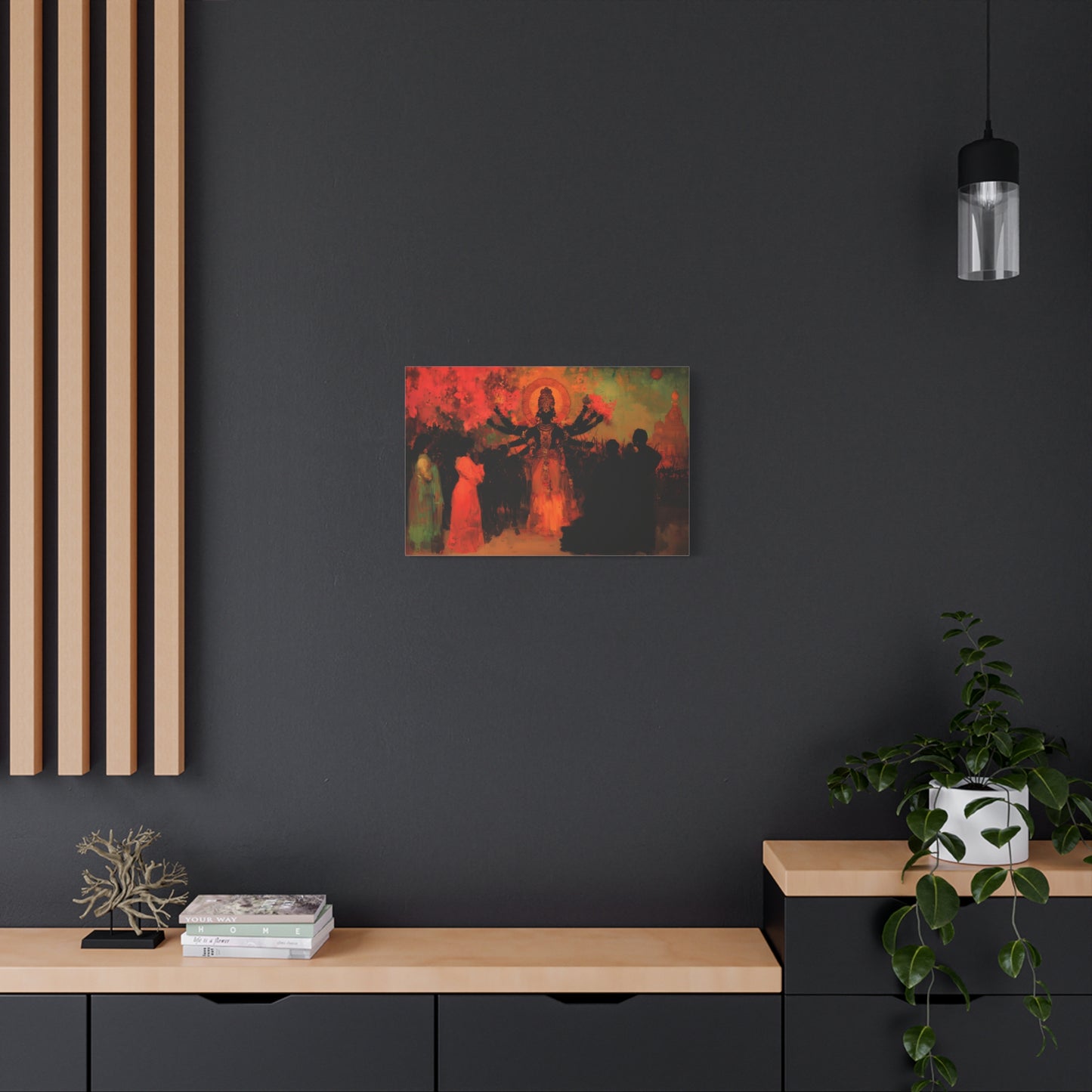 Shadowed Divinity Canvas Print