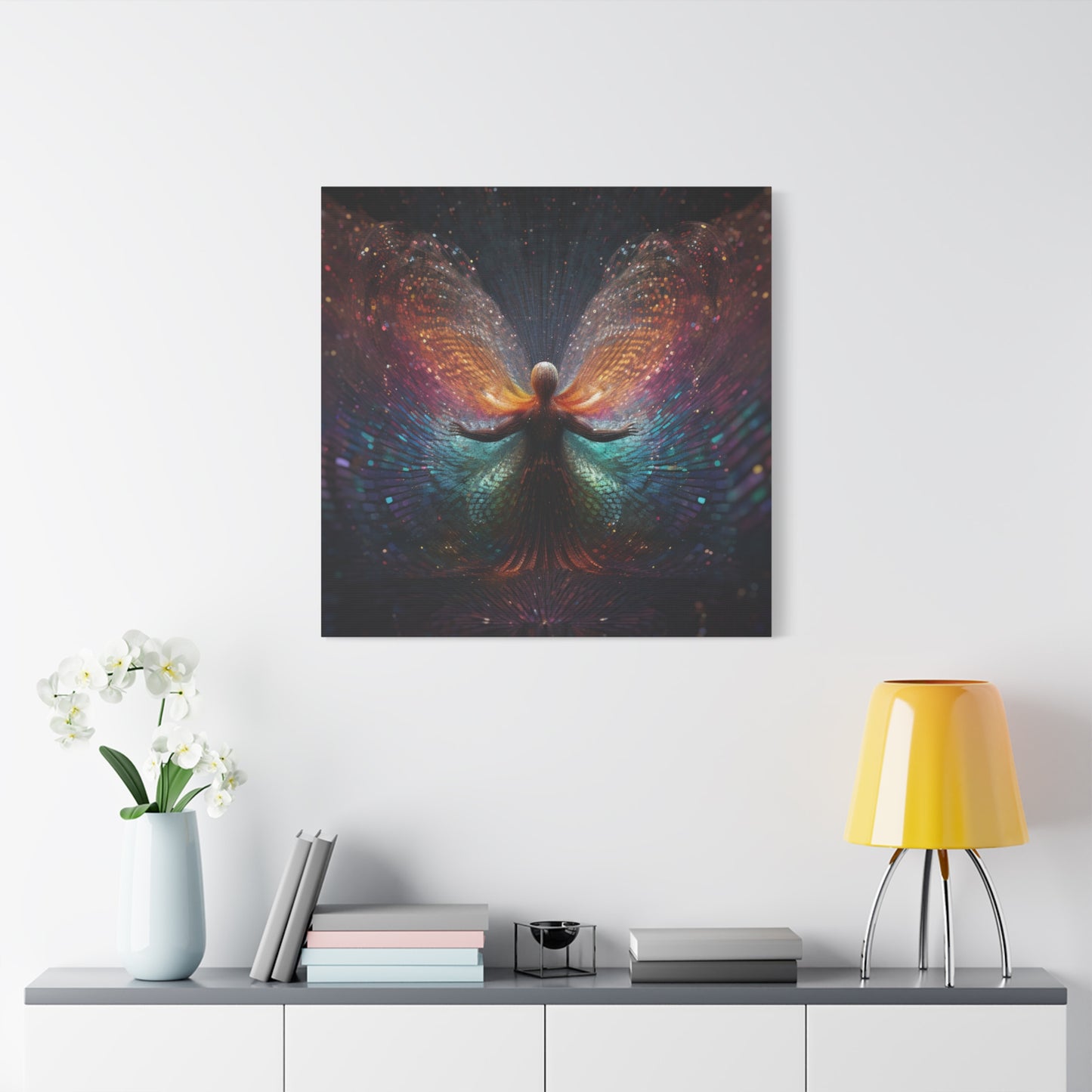 The Cosmic Unveiling Canvas Print