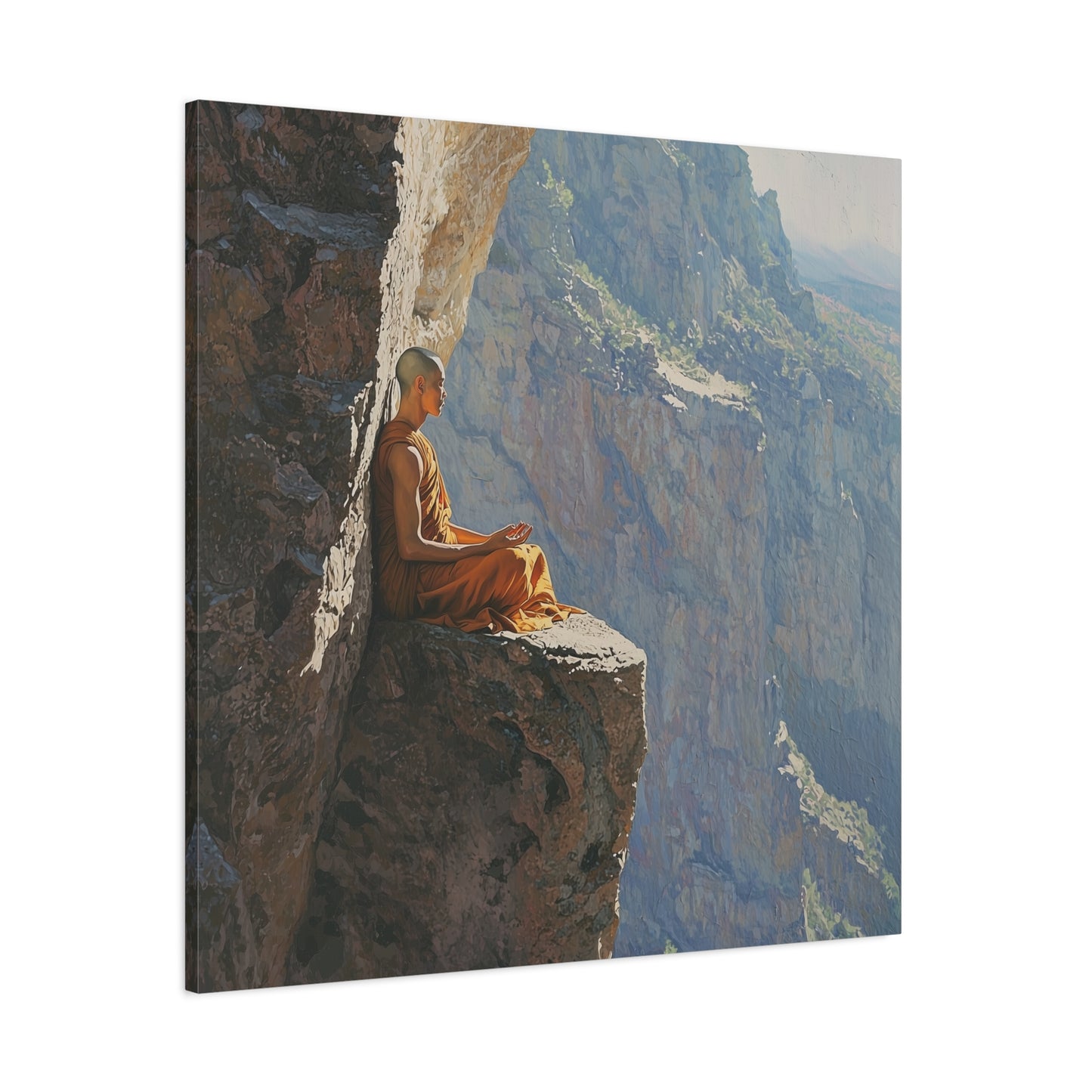 Balance of the Cliff Canvas Print