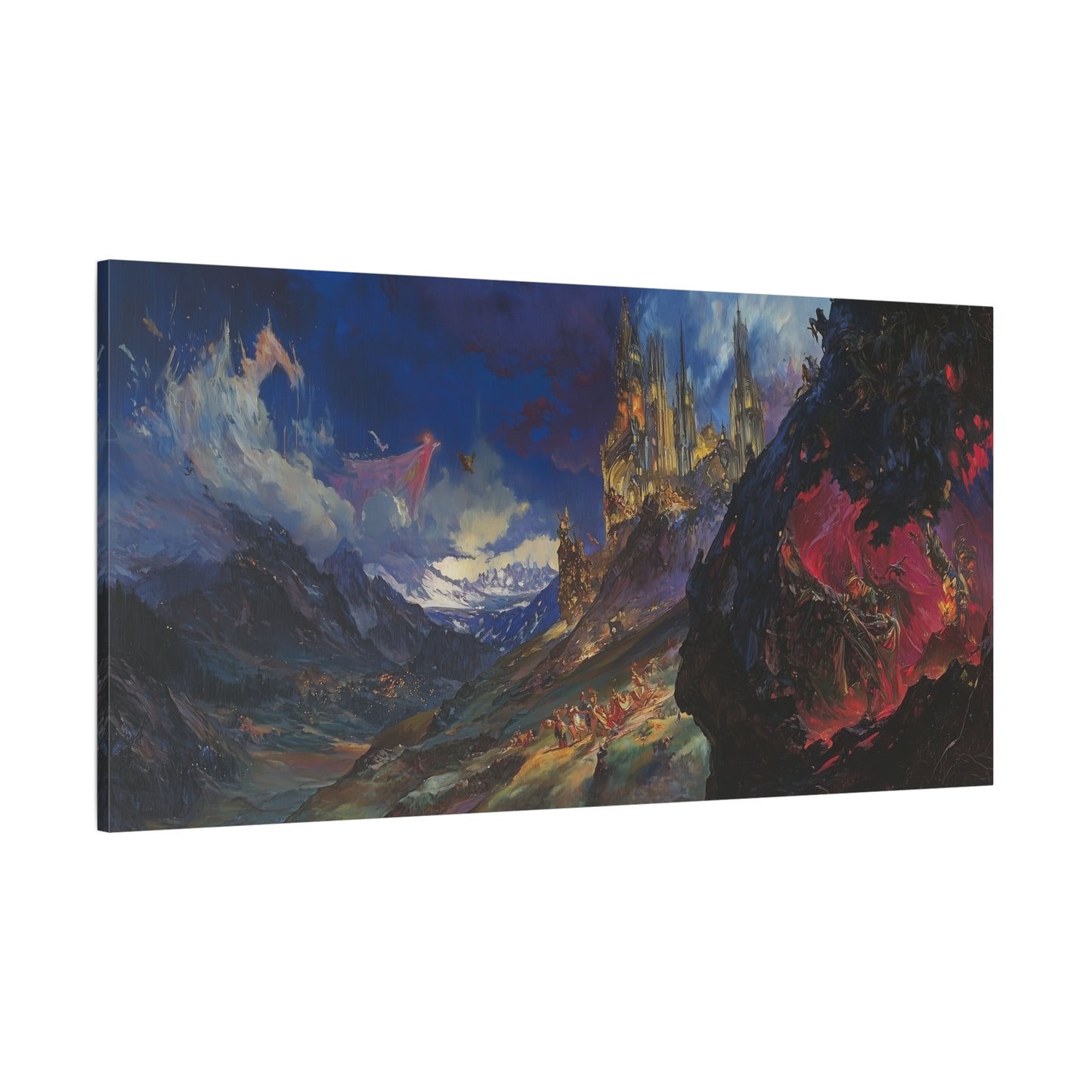 Fortress of Eldar Canvas Print