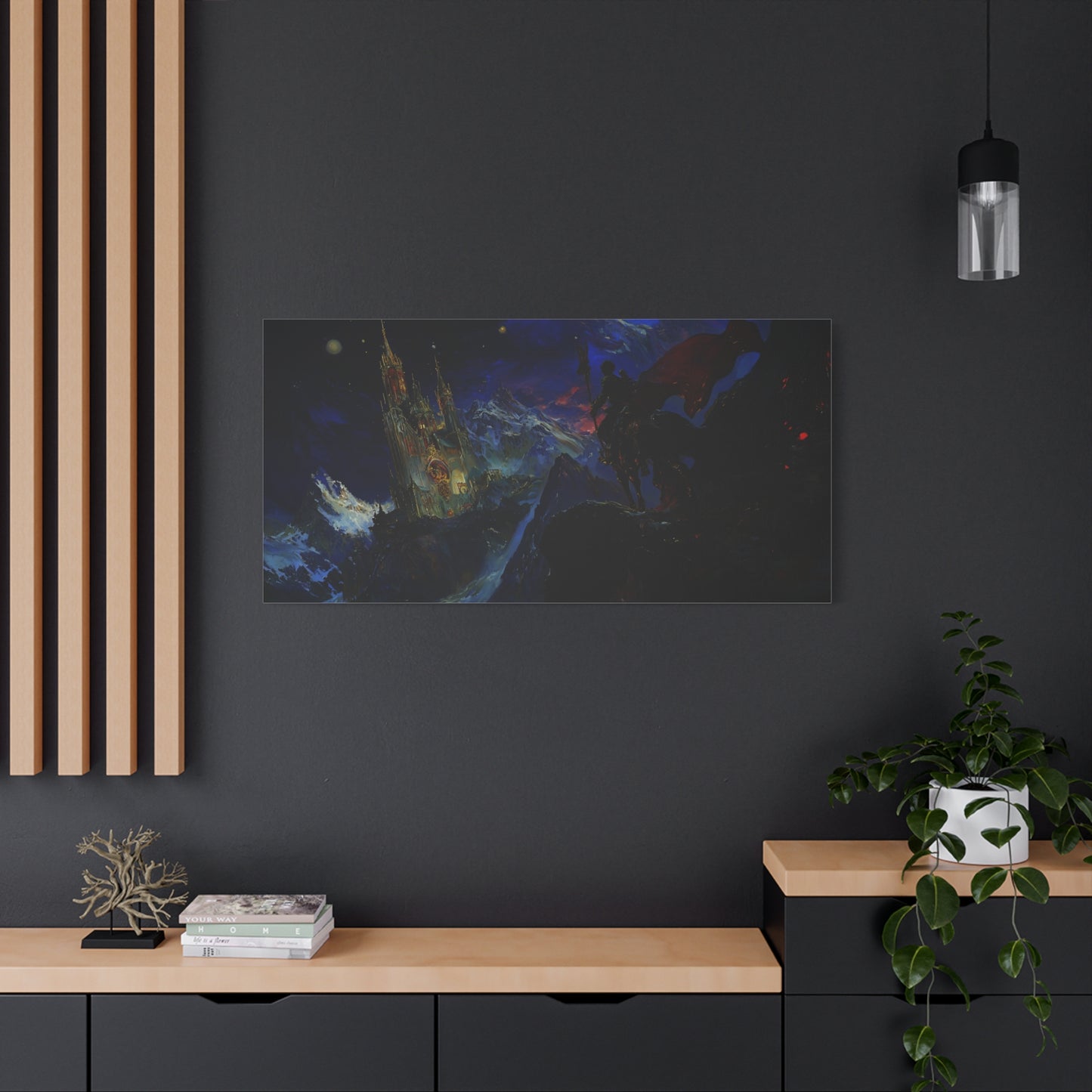 Fortress of Twilight Canvas Print