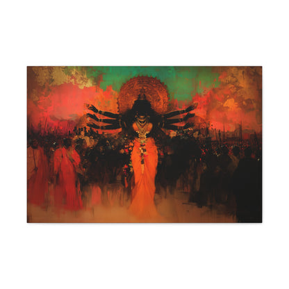 The Radiant Deity Canvas Print