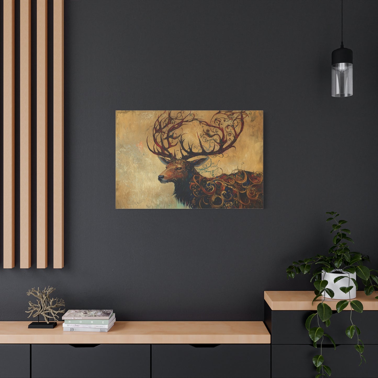 The Ancient Stag Canvas Print