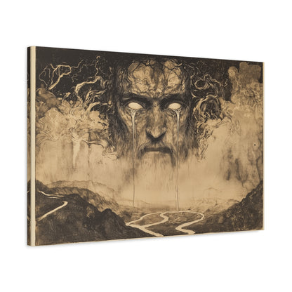 The Weeping Sky Canvas Print