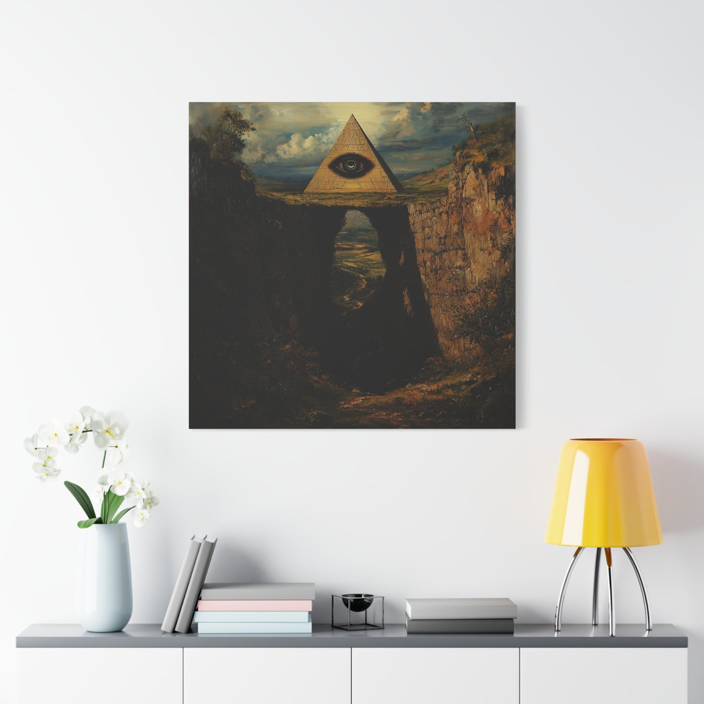 Through the Chasm Canvas Print