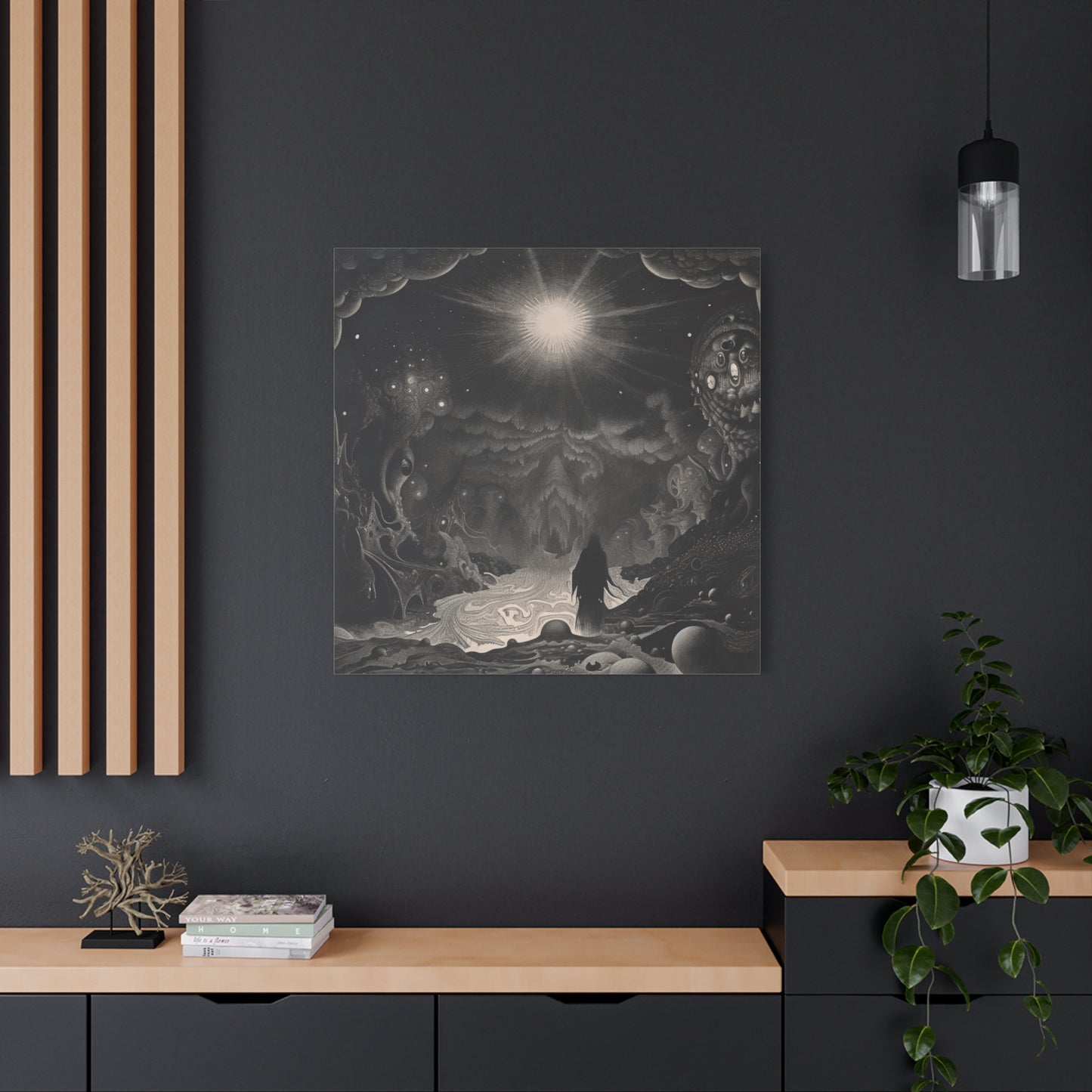 The Cosmic Balance Canvas Print