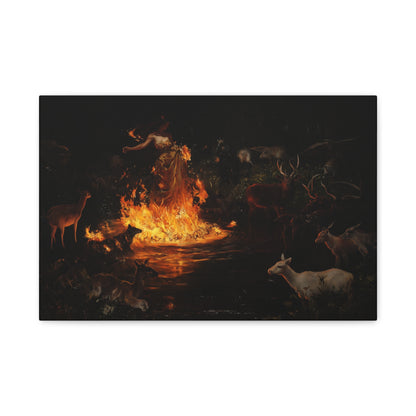 Wildfire Pulse Canvas Print