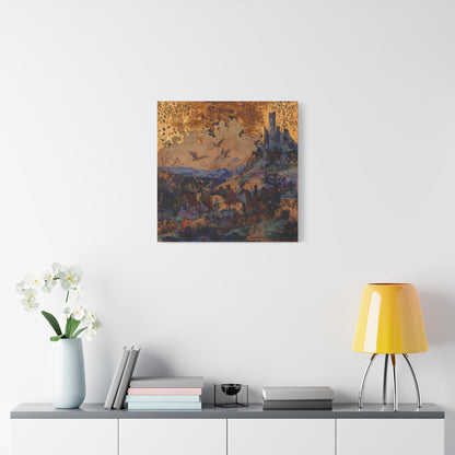 The Golden Realm Canvas Print