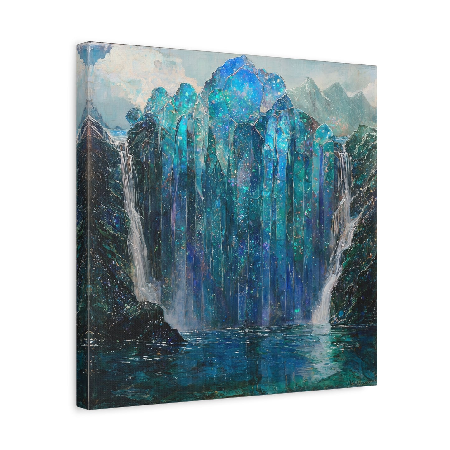 Eldritch Cascade Canvas Print