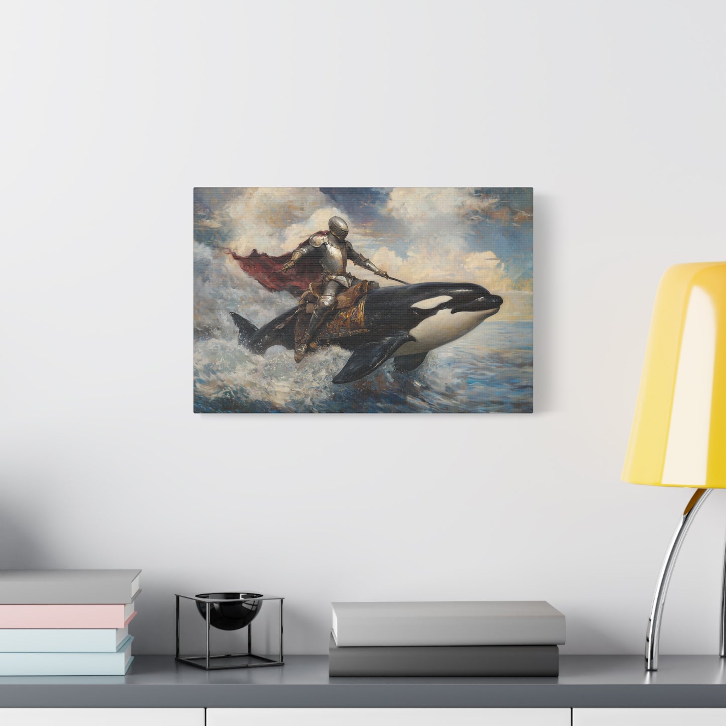 Leviathan's Knight Canvas Print