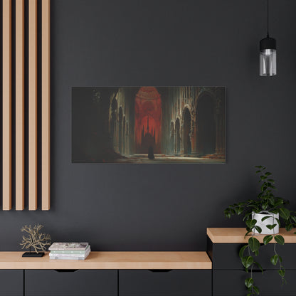 The Crimson Vault Canvas Print