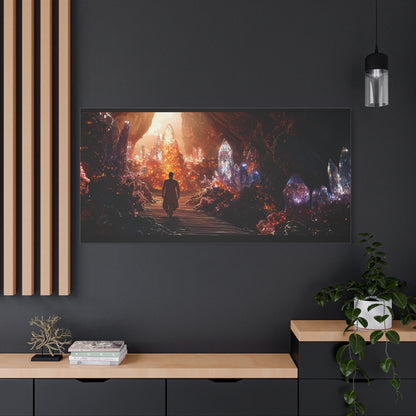 The Crystal Path Canvas Print