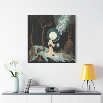 The Moon's Whisper Canvas Print