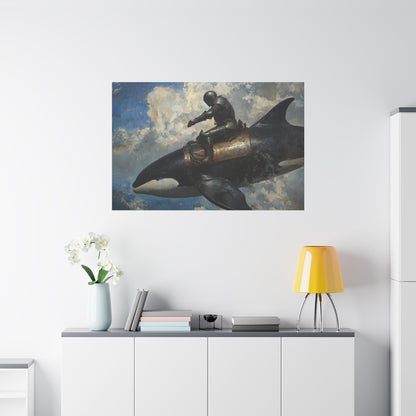 Whale-Rider’s Quest Canvas Print