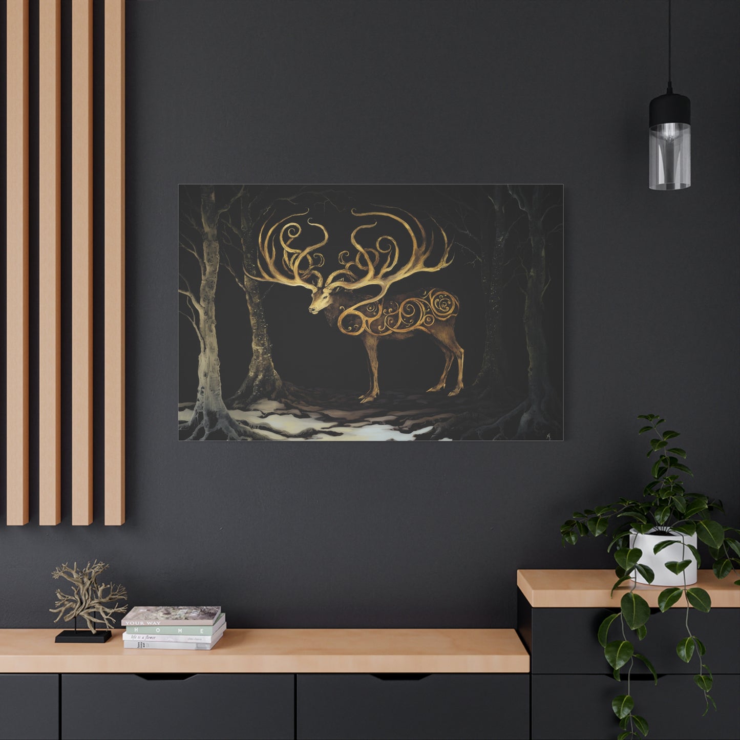 The Lurking Majesty Canvas Print