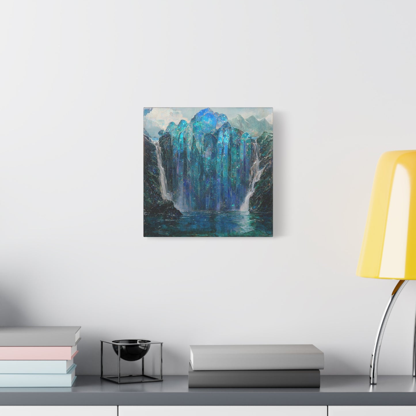 Blue Falls Canvas Print