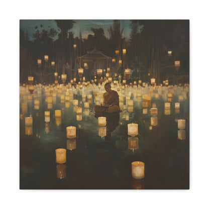 Silent Flames Canvas Print