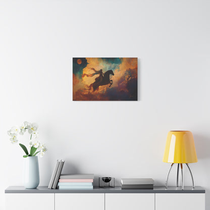 Rider of Dawn Canvas Print