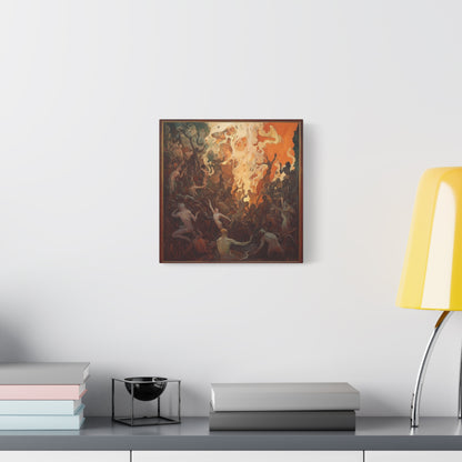 Flame's Whisper Canvas Print