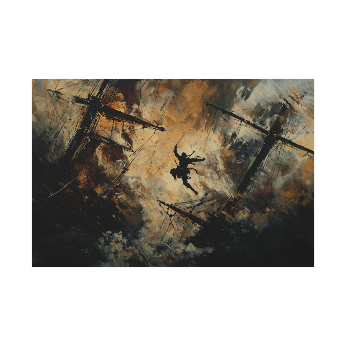 Storm and Steel Canvas Print