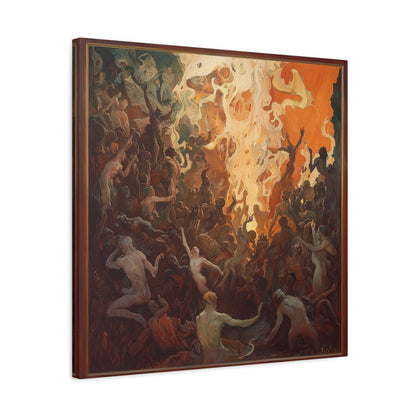 Flame's Whisper Canvas Print