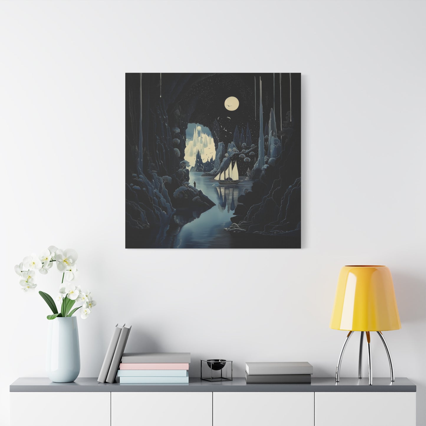 Night's Veil Canvas Print