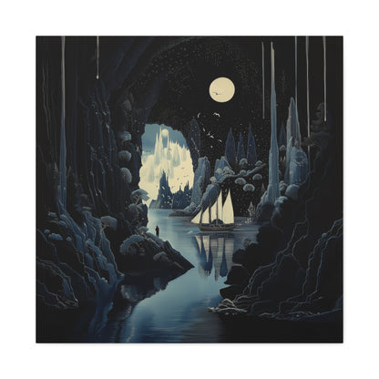 Night's Veil Canvas Print