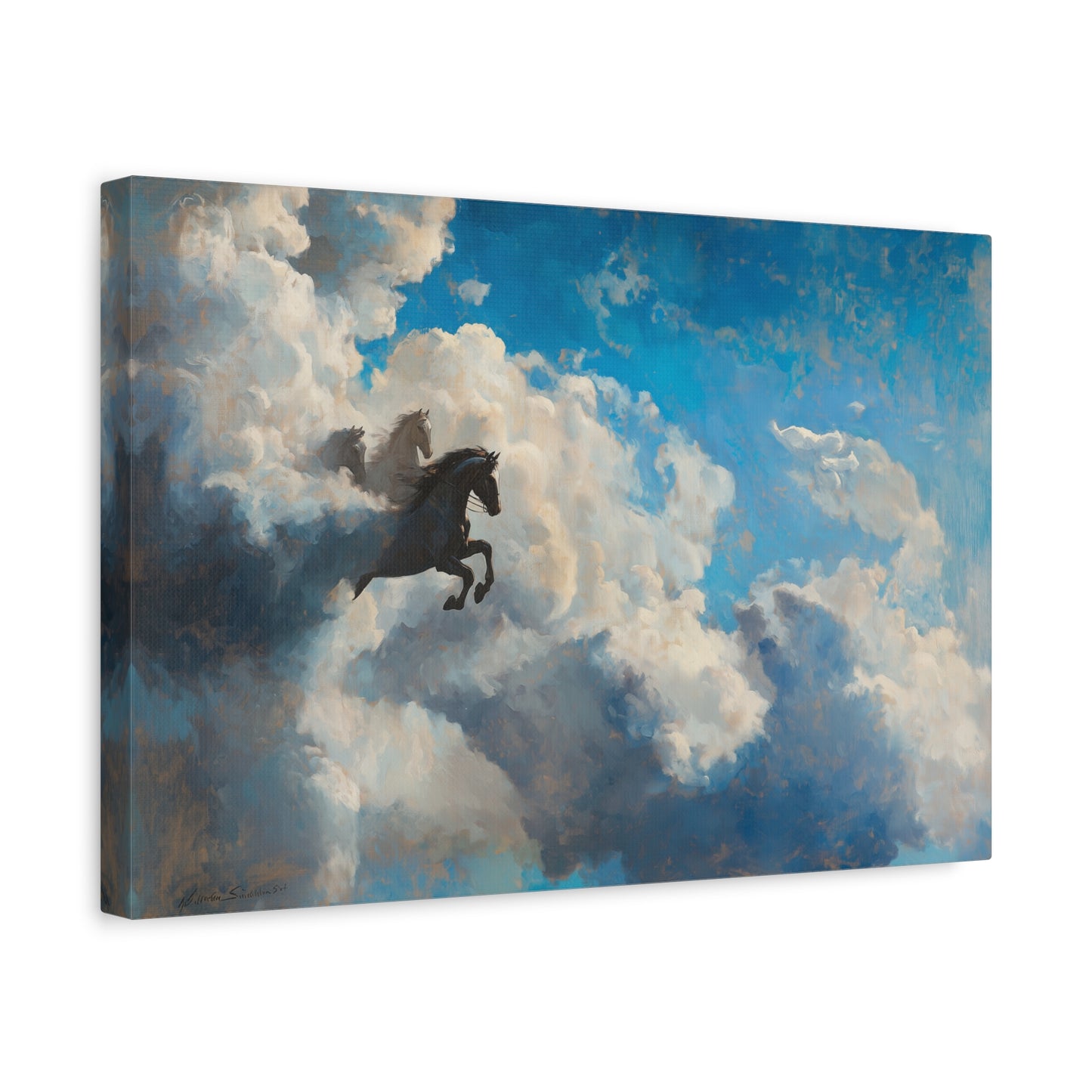 Riders of the Sky Canvas Print