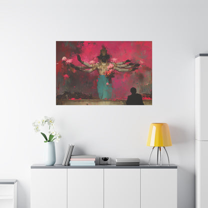 Balance of Petals Canvas Print