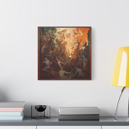 Flame's Whisper Canvas Print