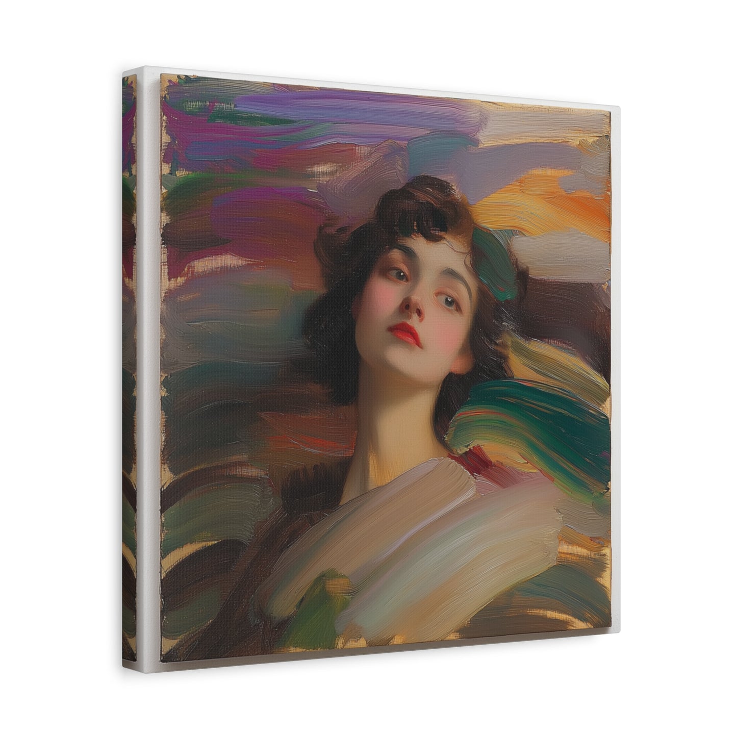 Lady of the Silken Veil Canvas Print