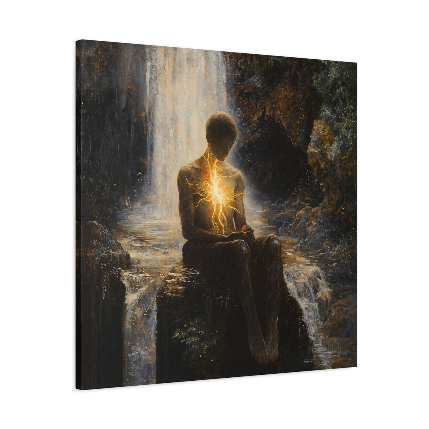 A Quiet Spark Canvas Print