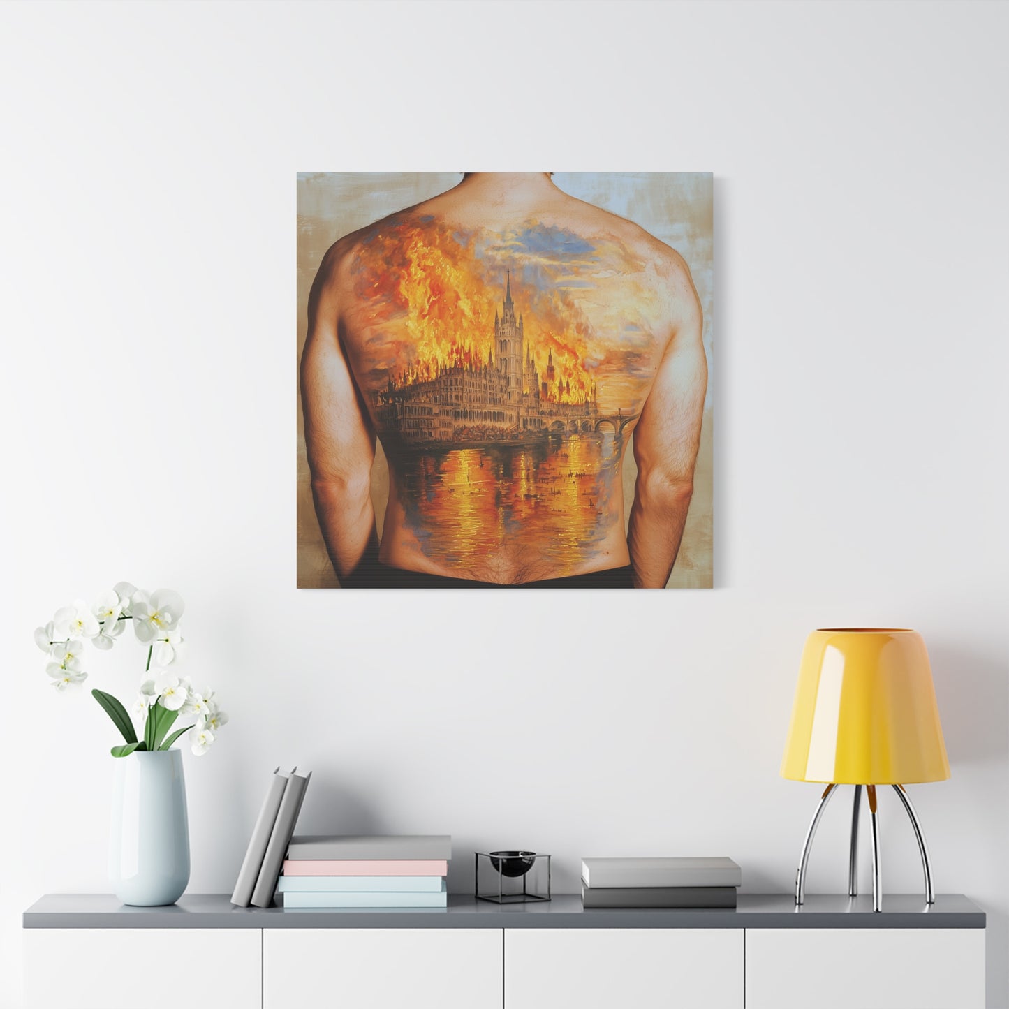 The Burning Dream Canvas Print