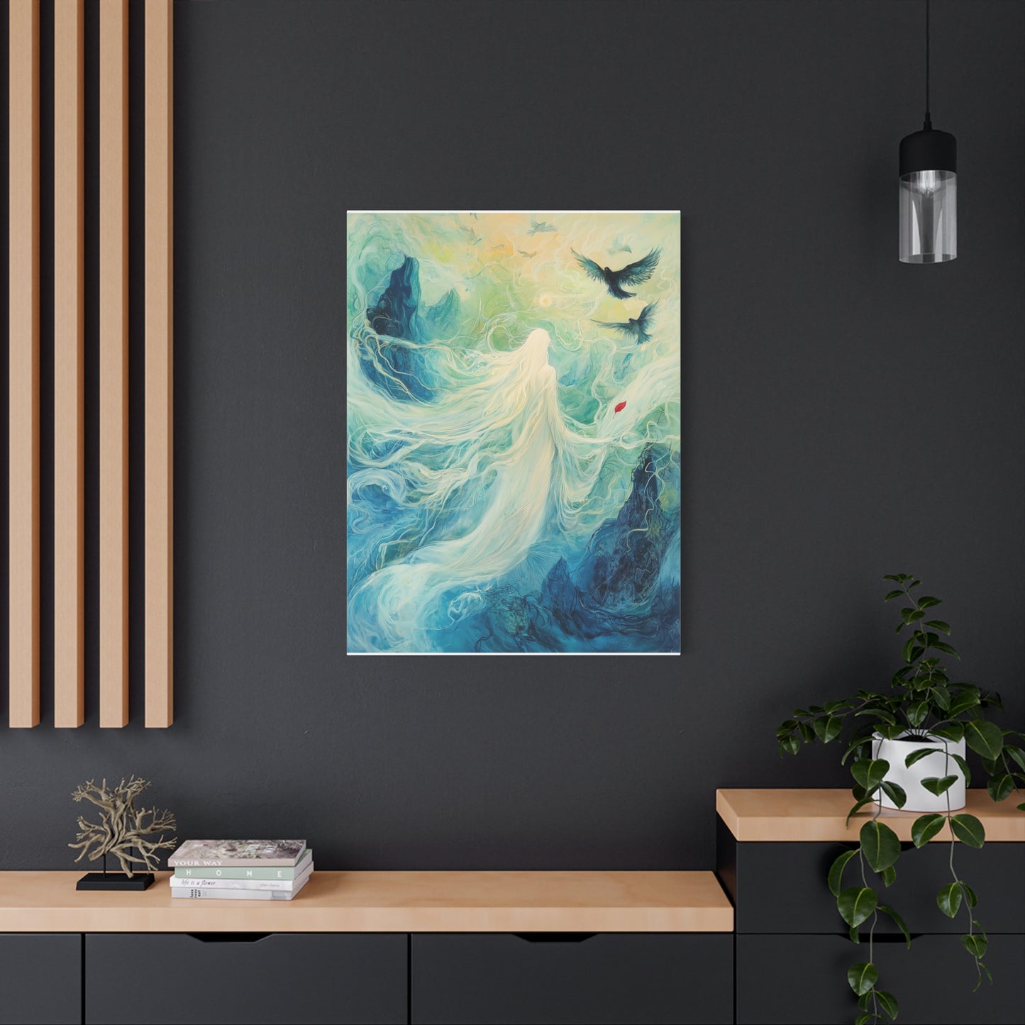 The Whispering Veil Canvas Print