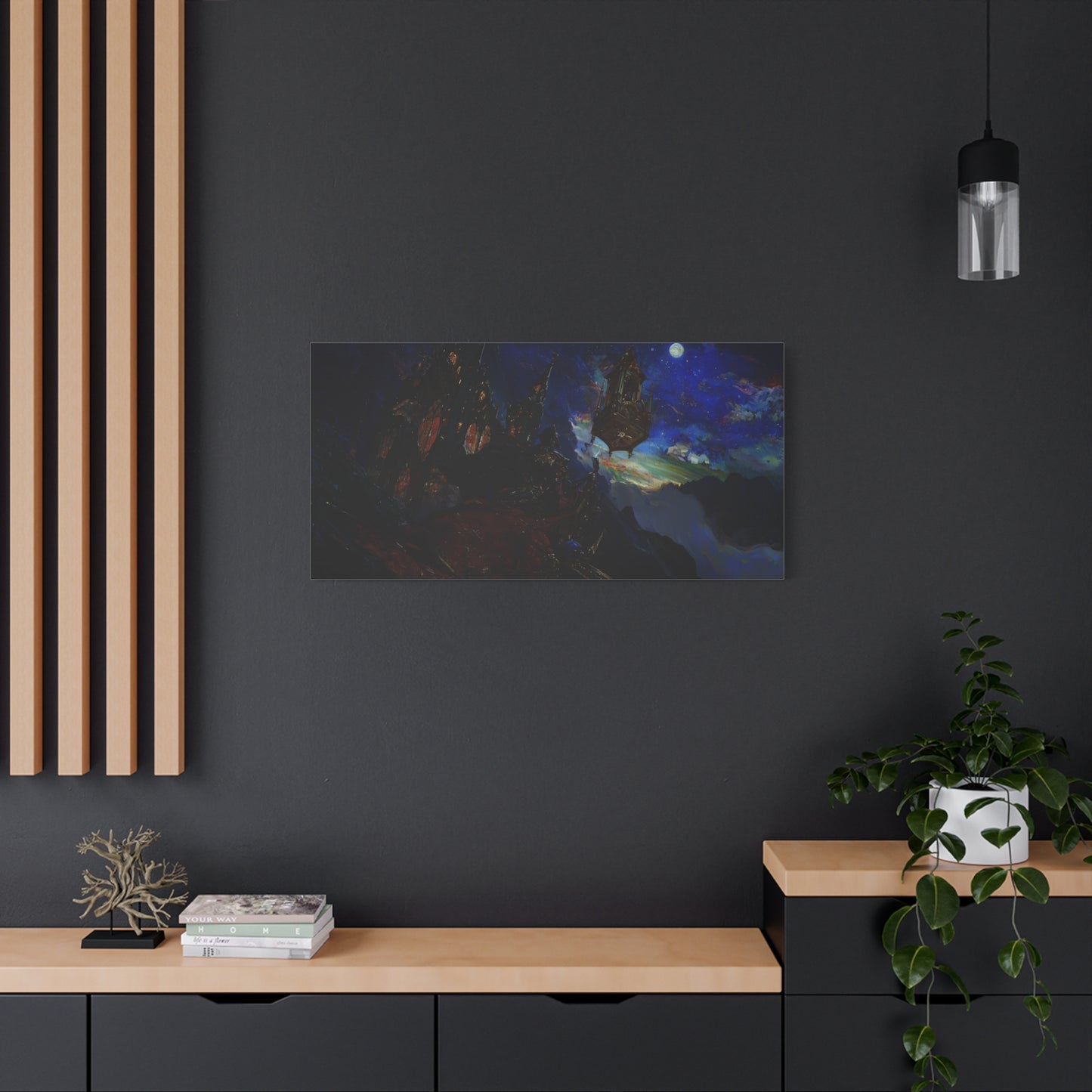 Shadowed Aegis Canvas Print