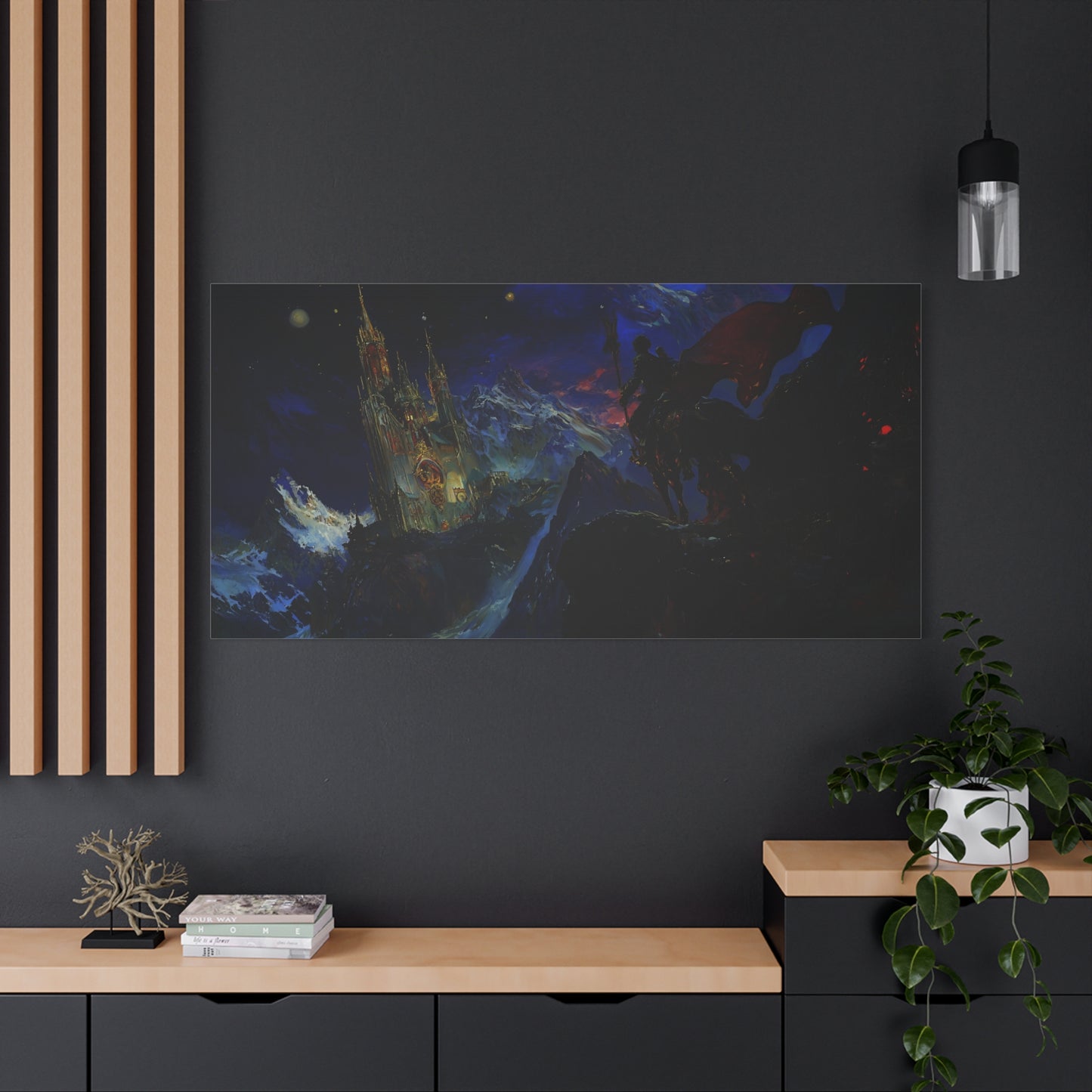 The Stygian Ascent Canvas Print