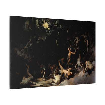 Night's Enigma Canvas Print