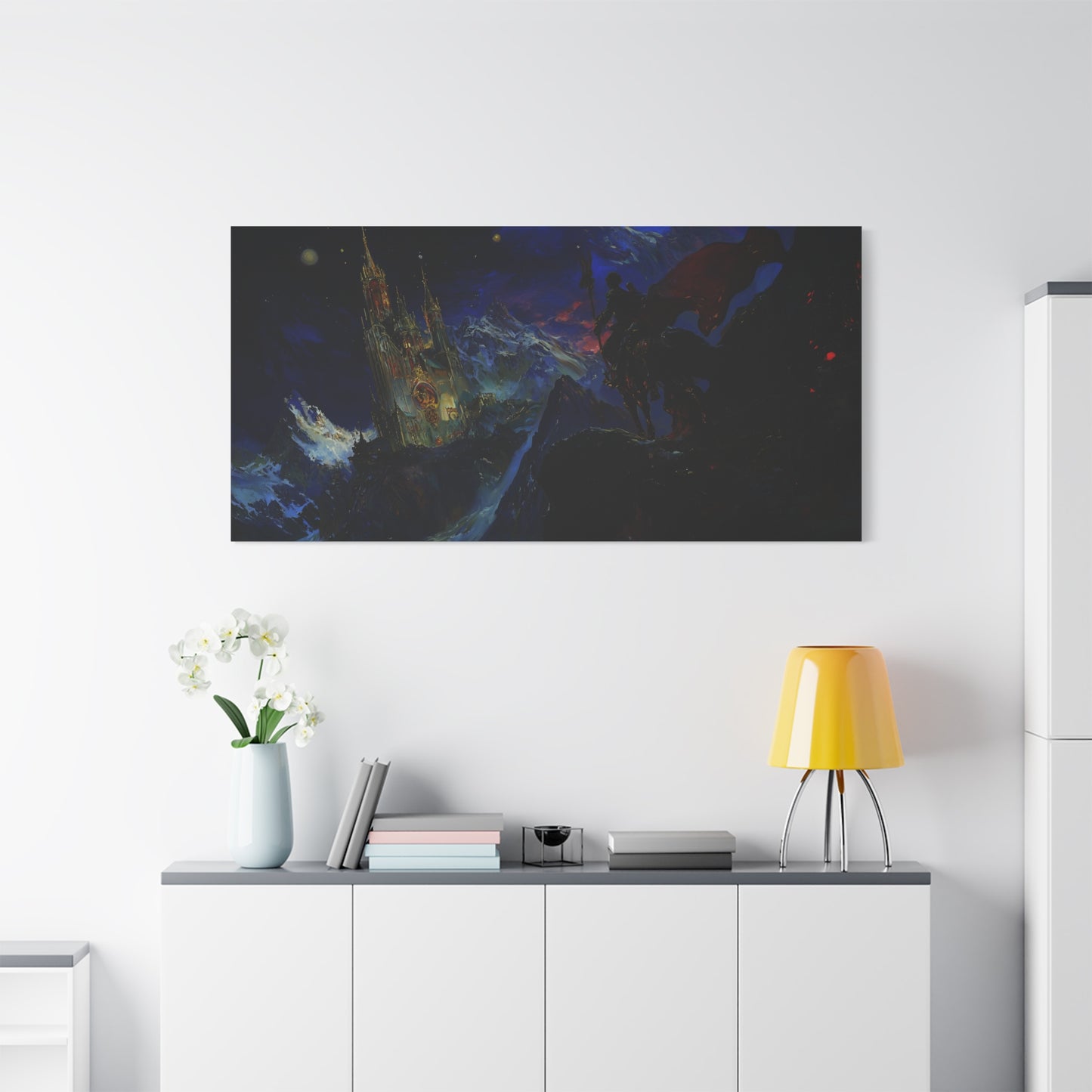 The Stygian Ascent Canvas Print