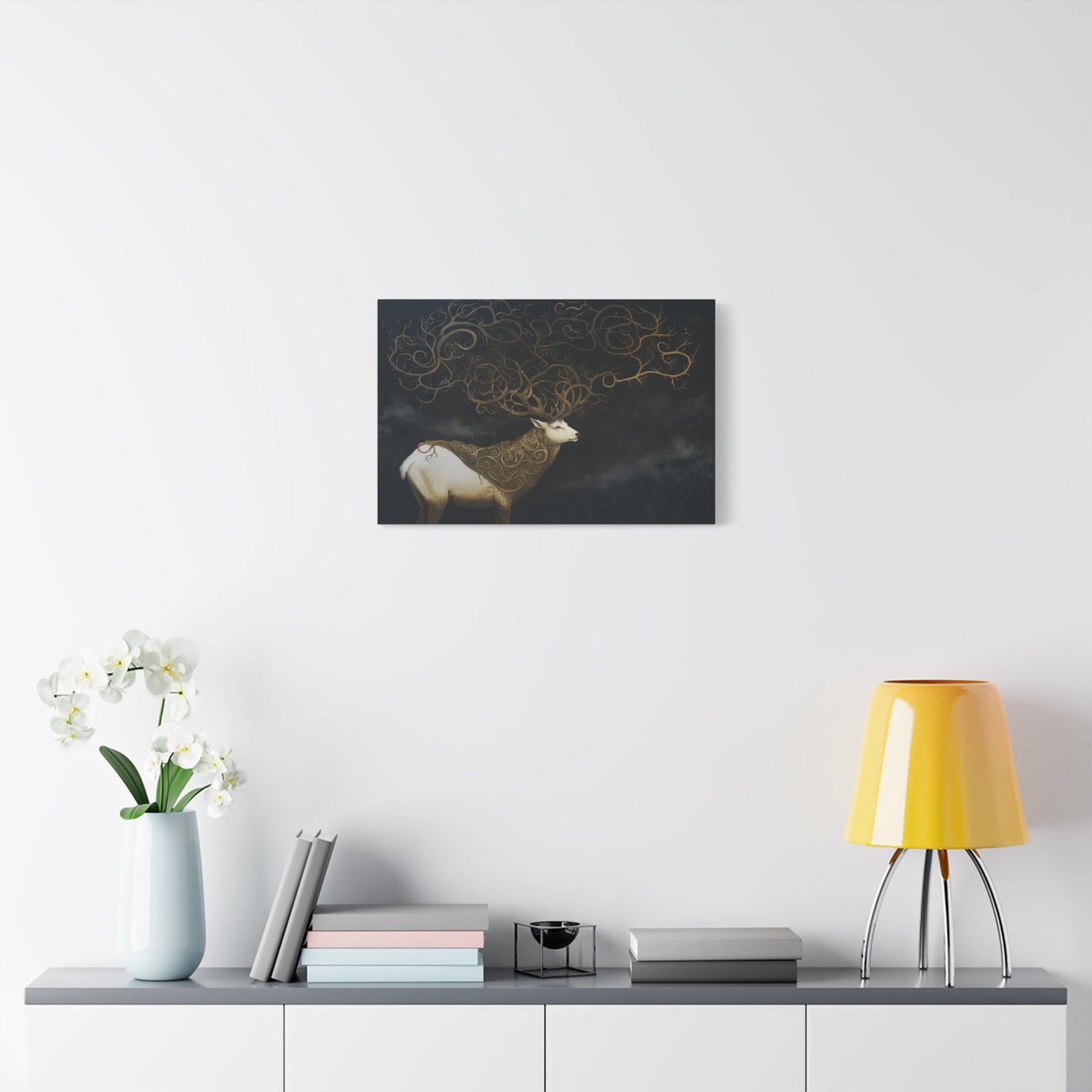 The Antlered Dream Canvas Print