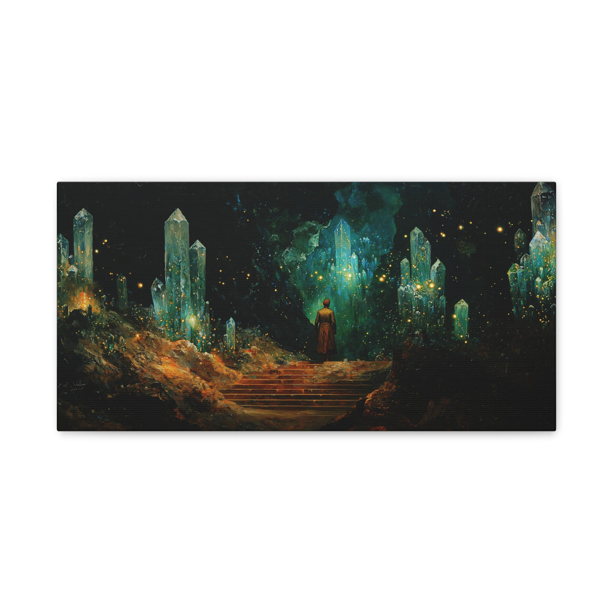 The Starglow Caverns Canvas Print