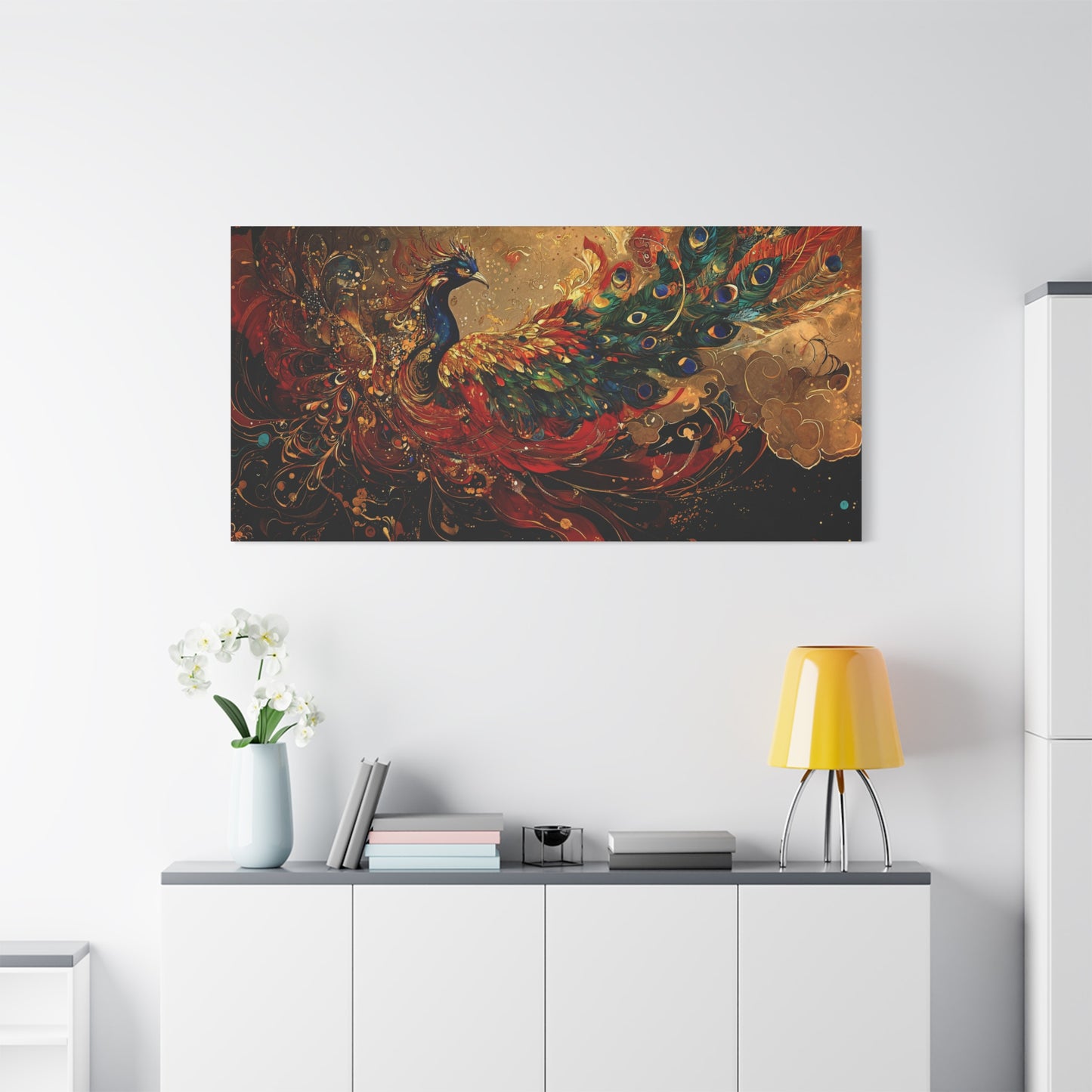 Rise of Flame Canvas Print