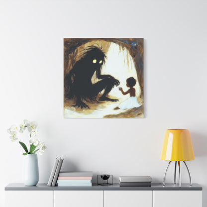 Dark Encounter Canvas Print