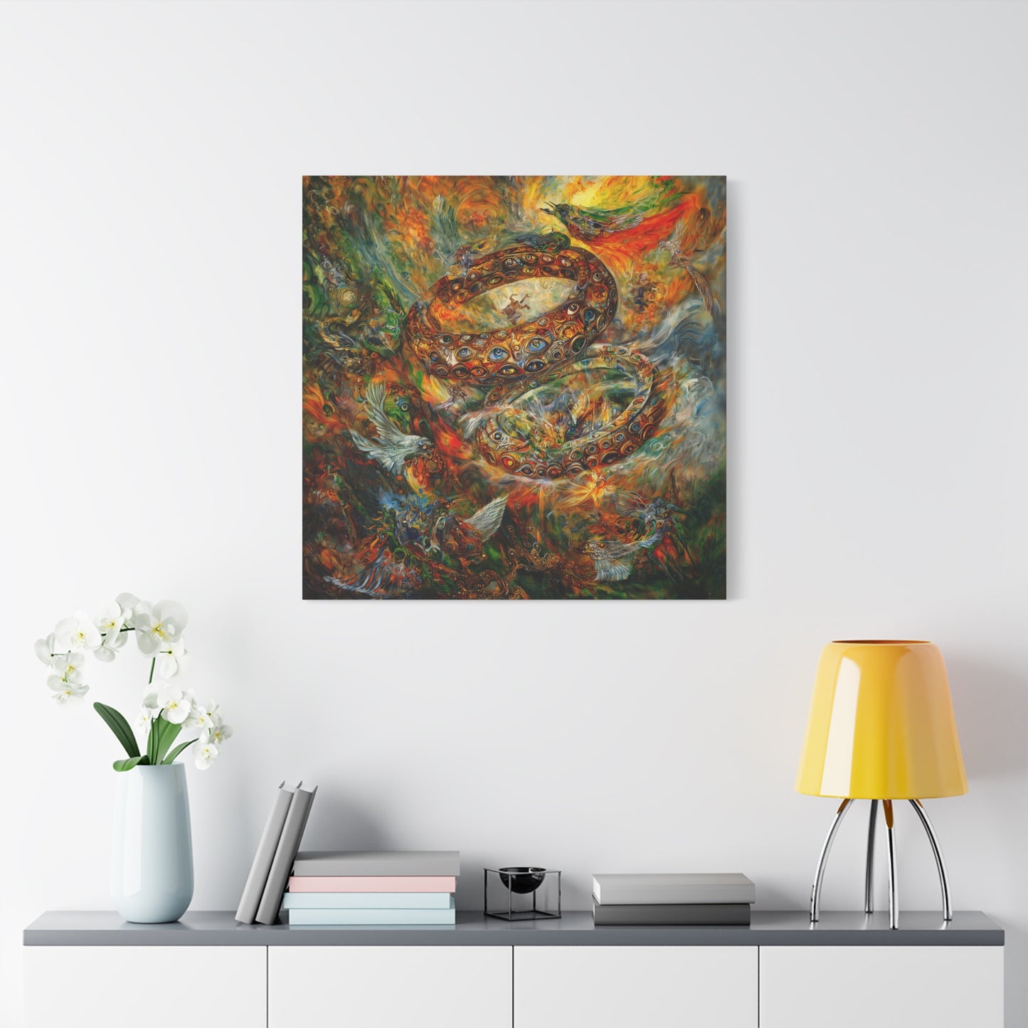 The Phoenix Rings Canvas Print