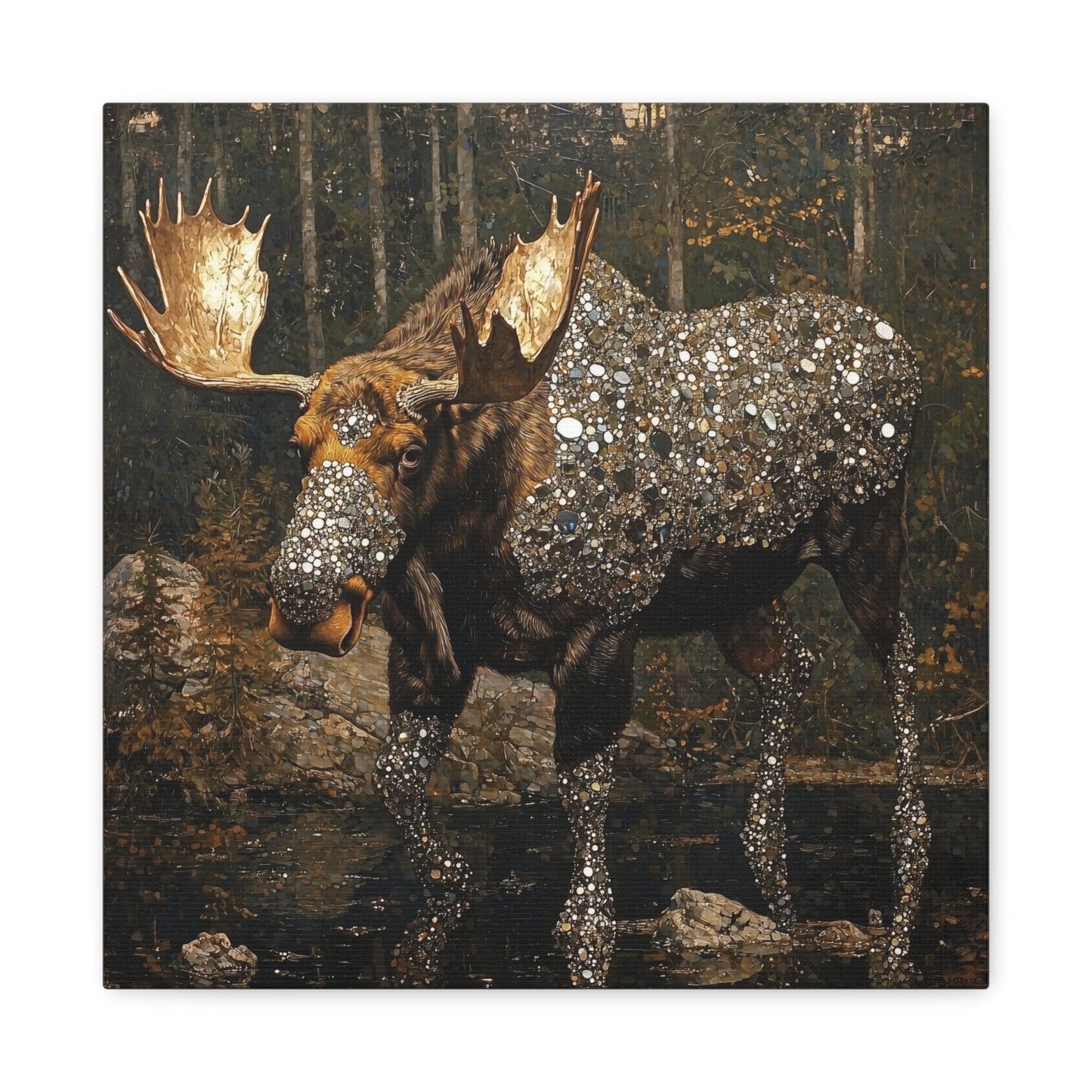 Antlered Lore Canvas Print