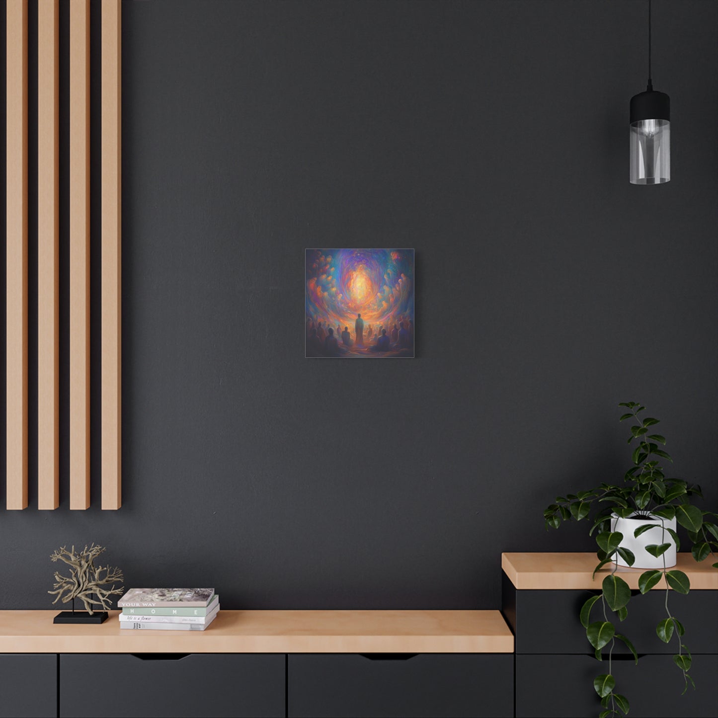 Souls in Silence Canvas Print