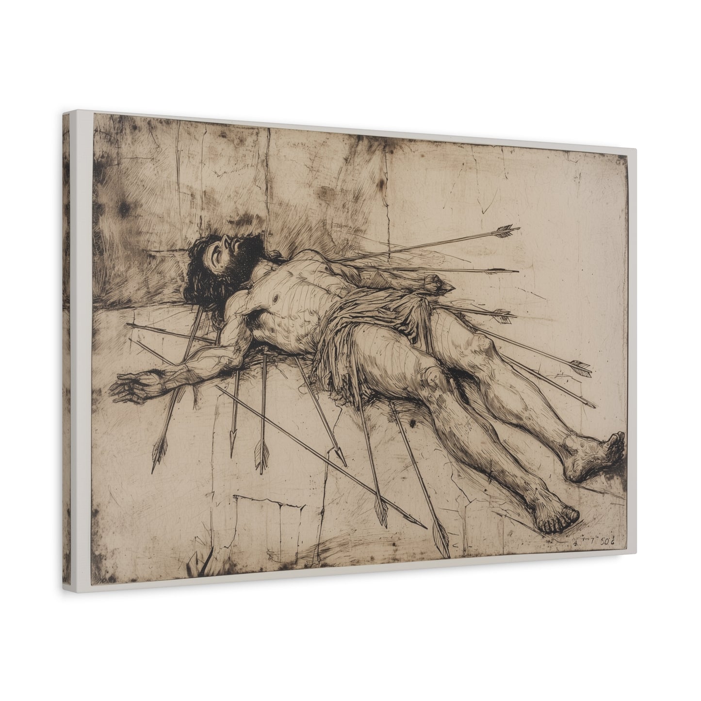 Fallen Warrior Canvas Print