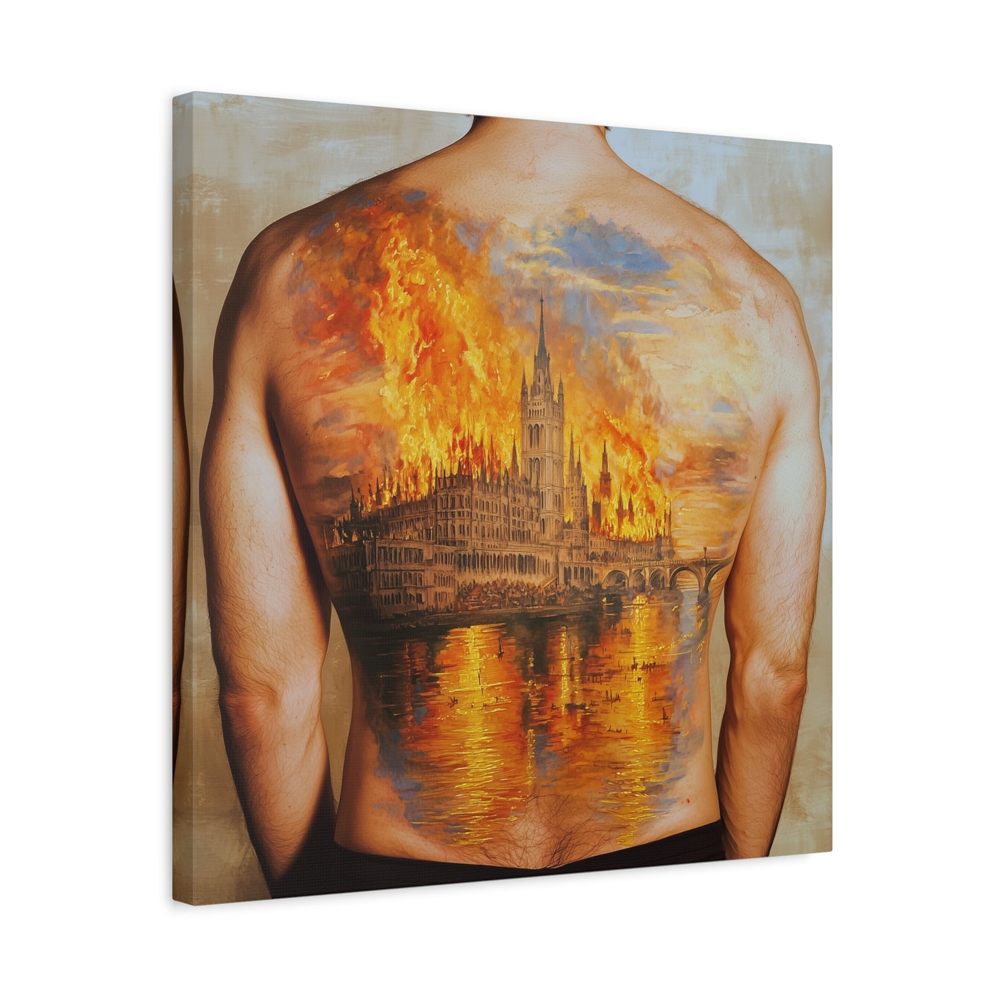 The Burning Dream Canvas Print