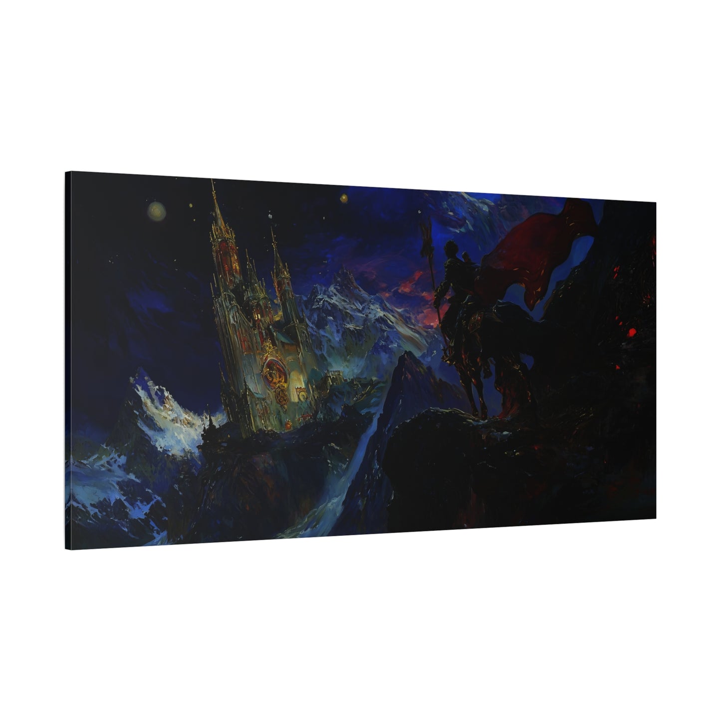 Fortress of Twilight Canvas Print